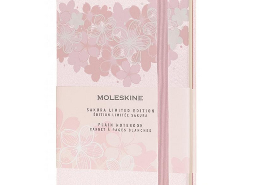 Блокнот Moleskine Le Sakura Pocket A6 96 листов розовый без линовки на сшивке (90x140 мм)